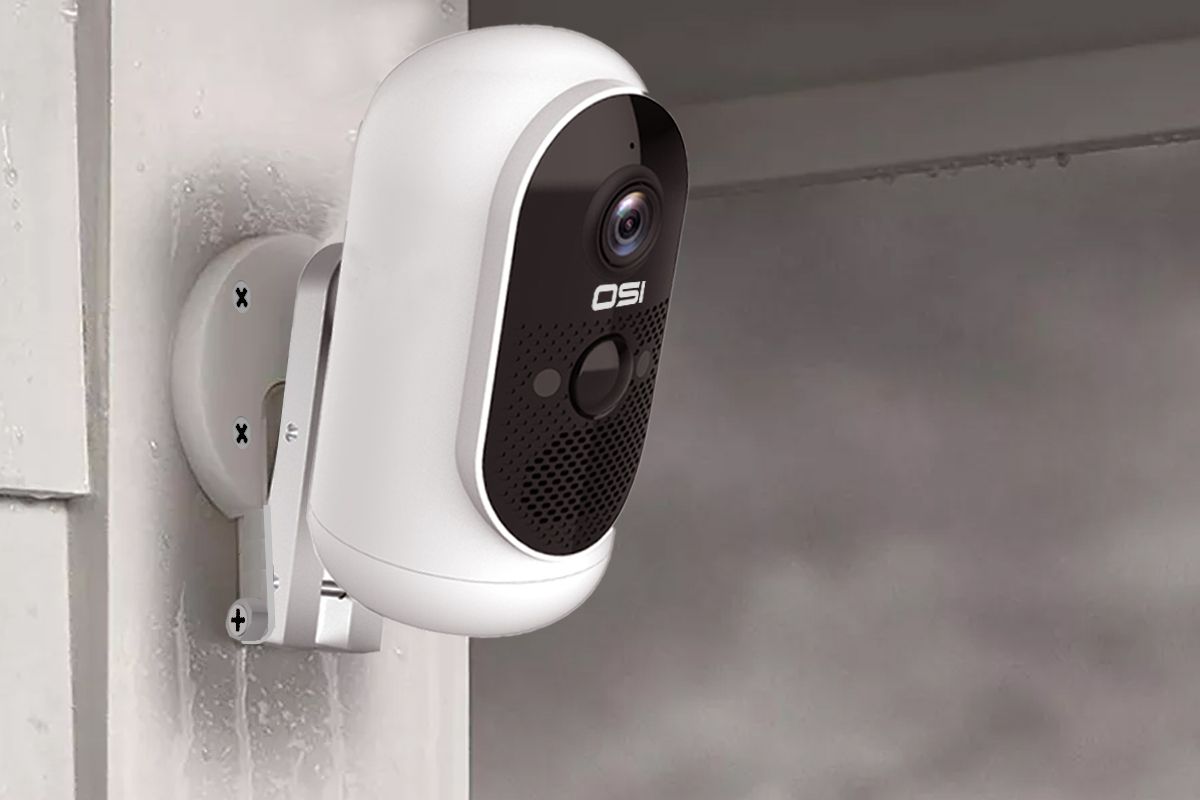 OSI Wire-Free 1080p Battery Camera w/ Solar Panel